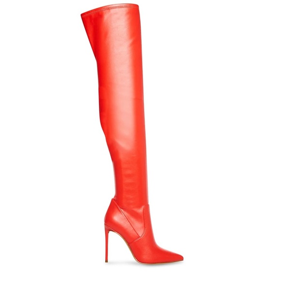 💗Steve Madden Vava Red Paris Boots - Picture 2 of 7